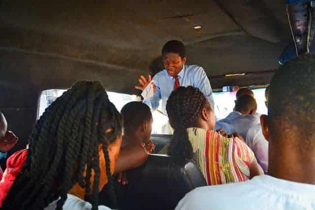 Ban on Preaching in Moving Buses